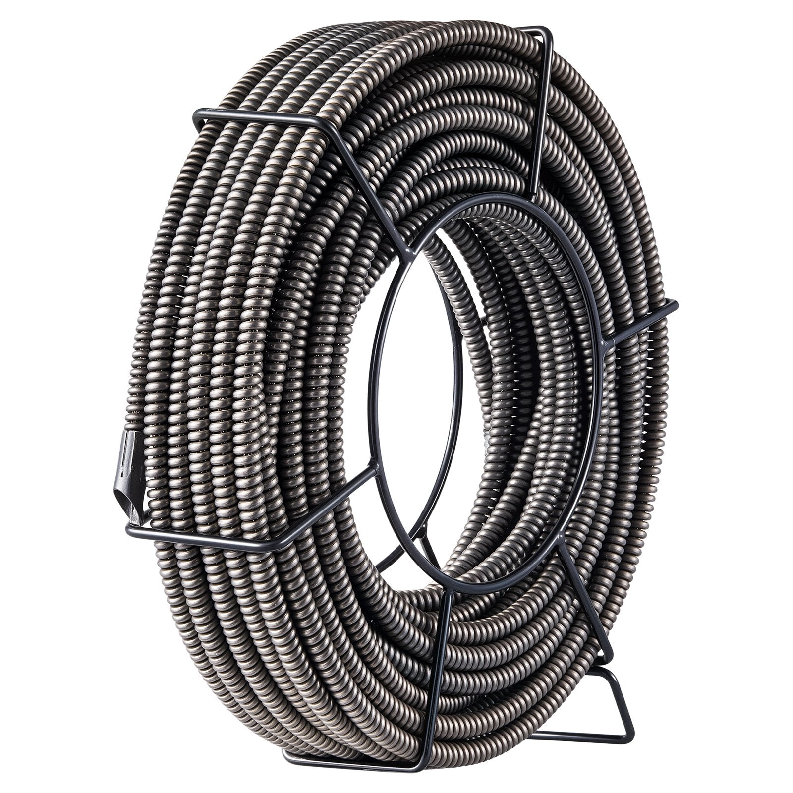 Kanalizacijos valymo trosas VEVOR, 15 m x 9,5 mm