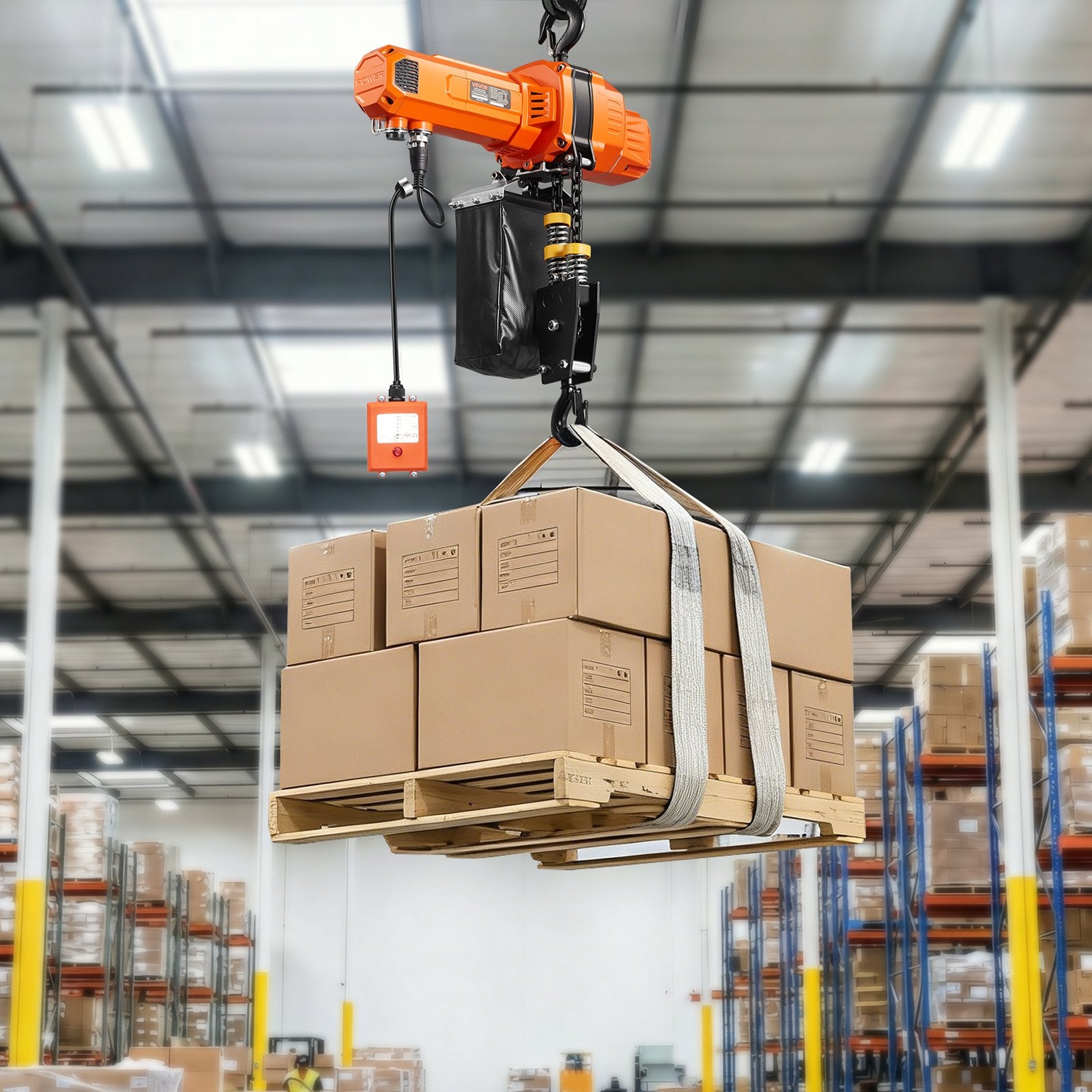 Elektrinis grandininis keltuvas VEVOR BLH10, 1000 kg
