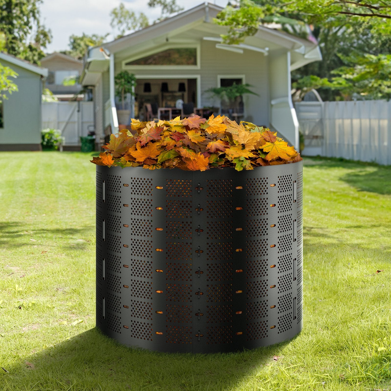 Kompostavimo dėžė VEVOR 335x90cm, 1000 l talpa