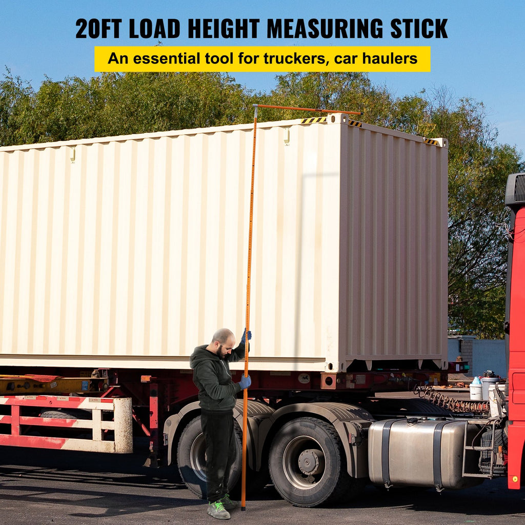 Aukščio matuoklė VEVOR 20FT HEIGHT STICK, 6 m