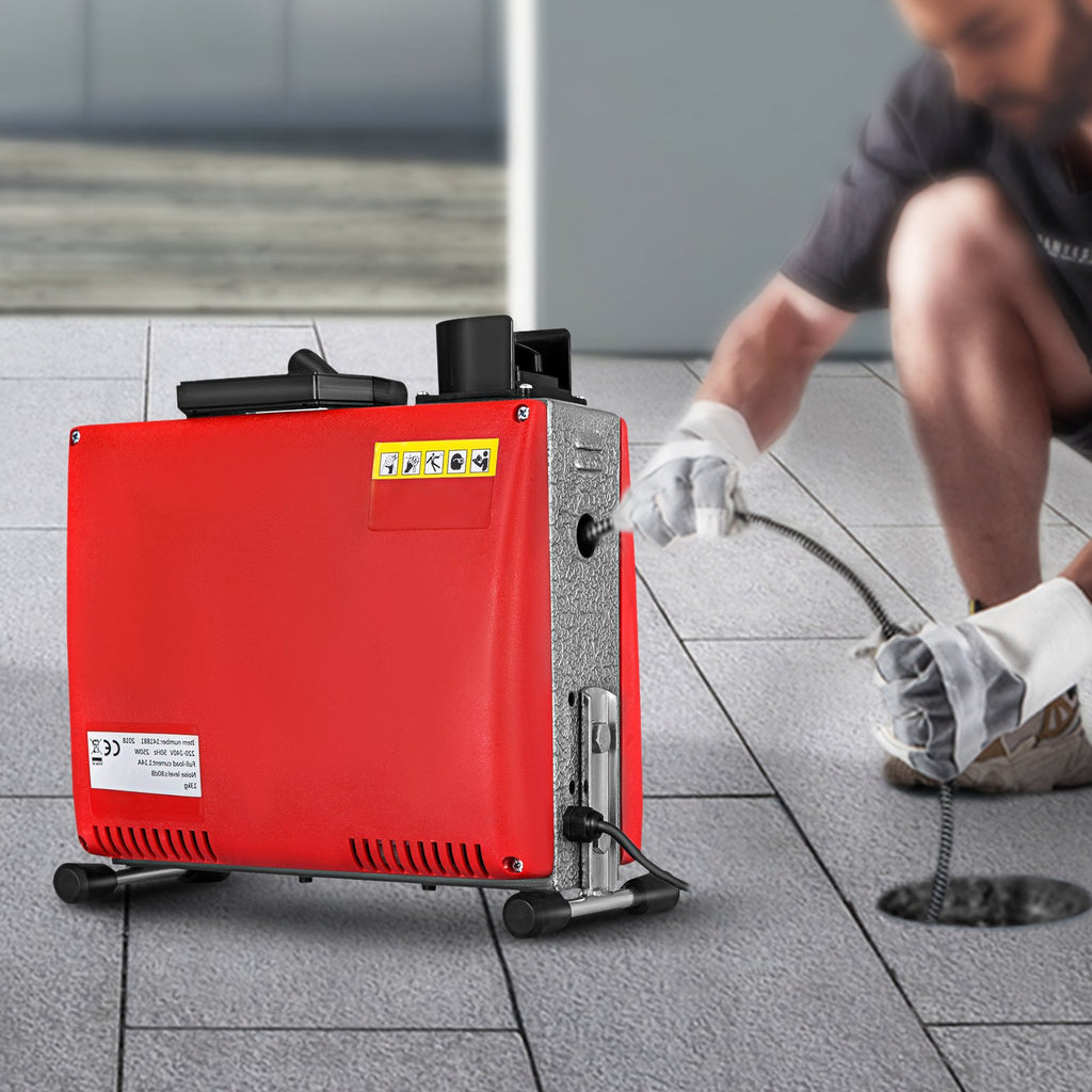 Vamzdžių valymo įrenginys VEVOR Drain Auger, 250W