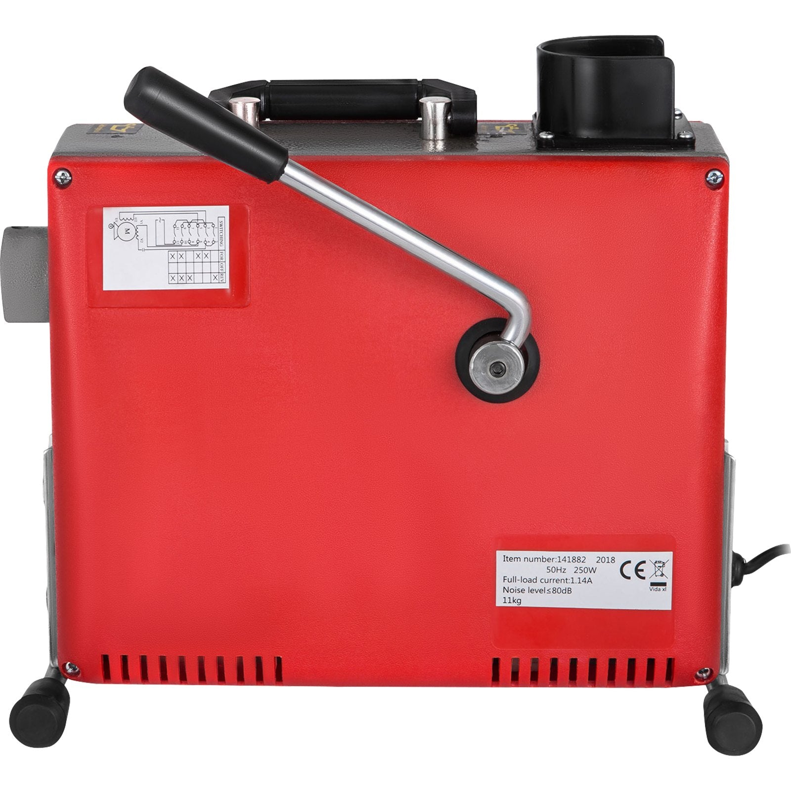 Vamzdžių valymo įrenginys VEVOR Drain Auger, 250W