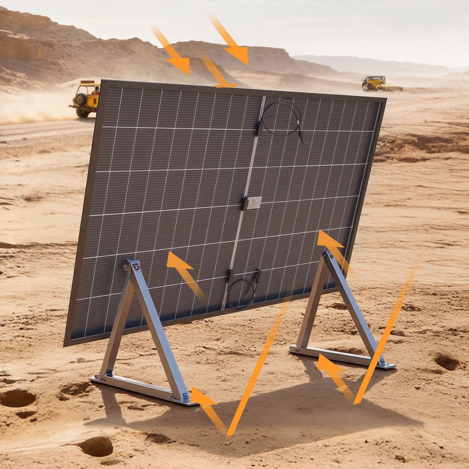 Bifacial saulės moduliai VEVOR S400, 800 W (2 x 400 W)