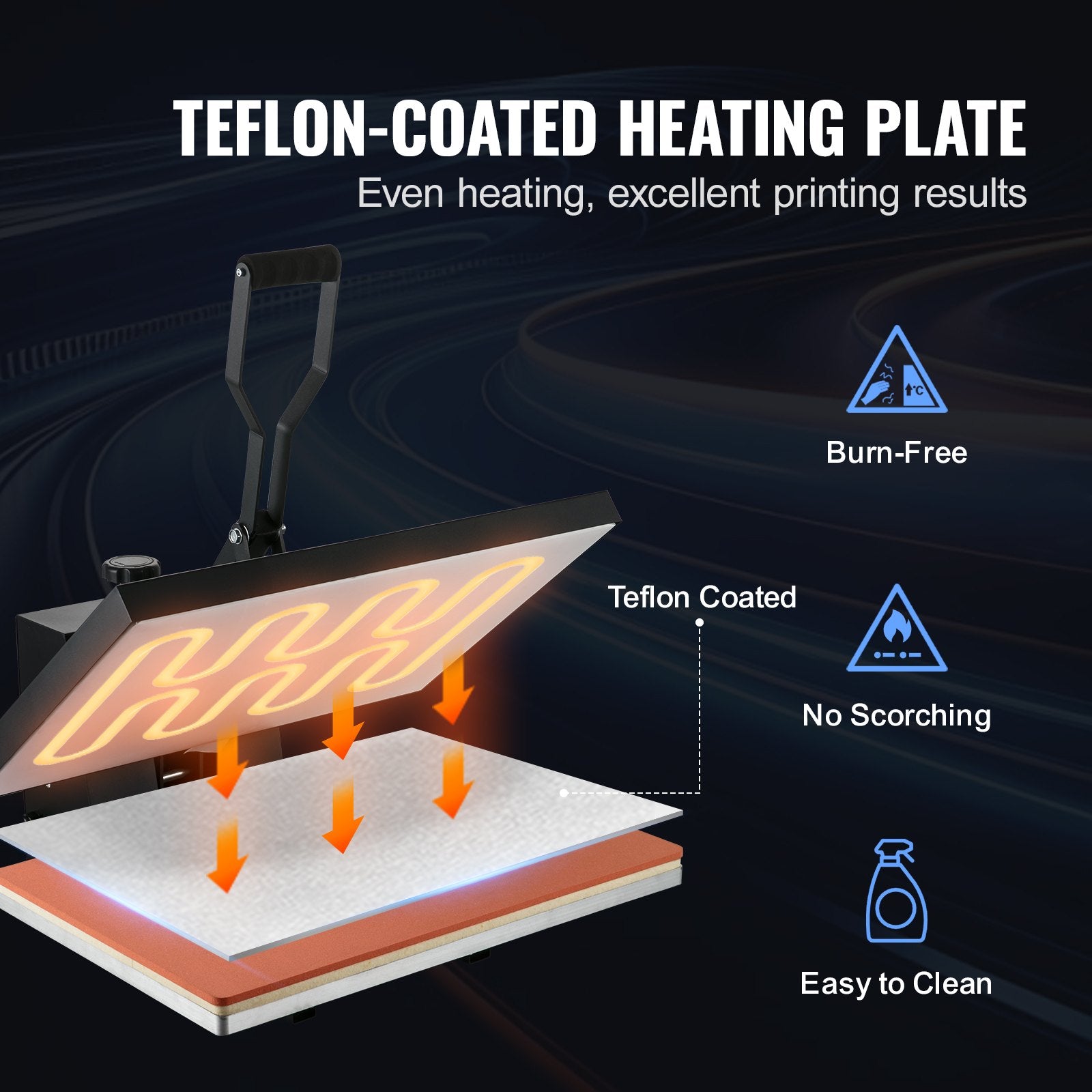 Termopresas VEVOR TL4060-1, 40.6 x 61 cm
