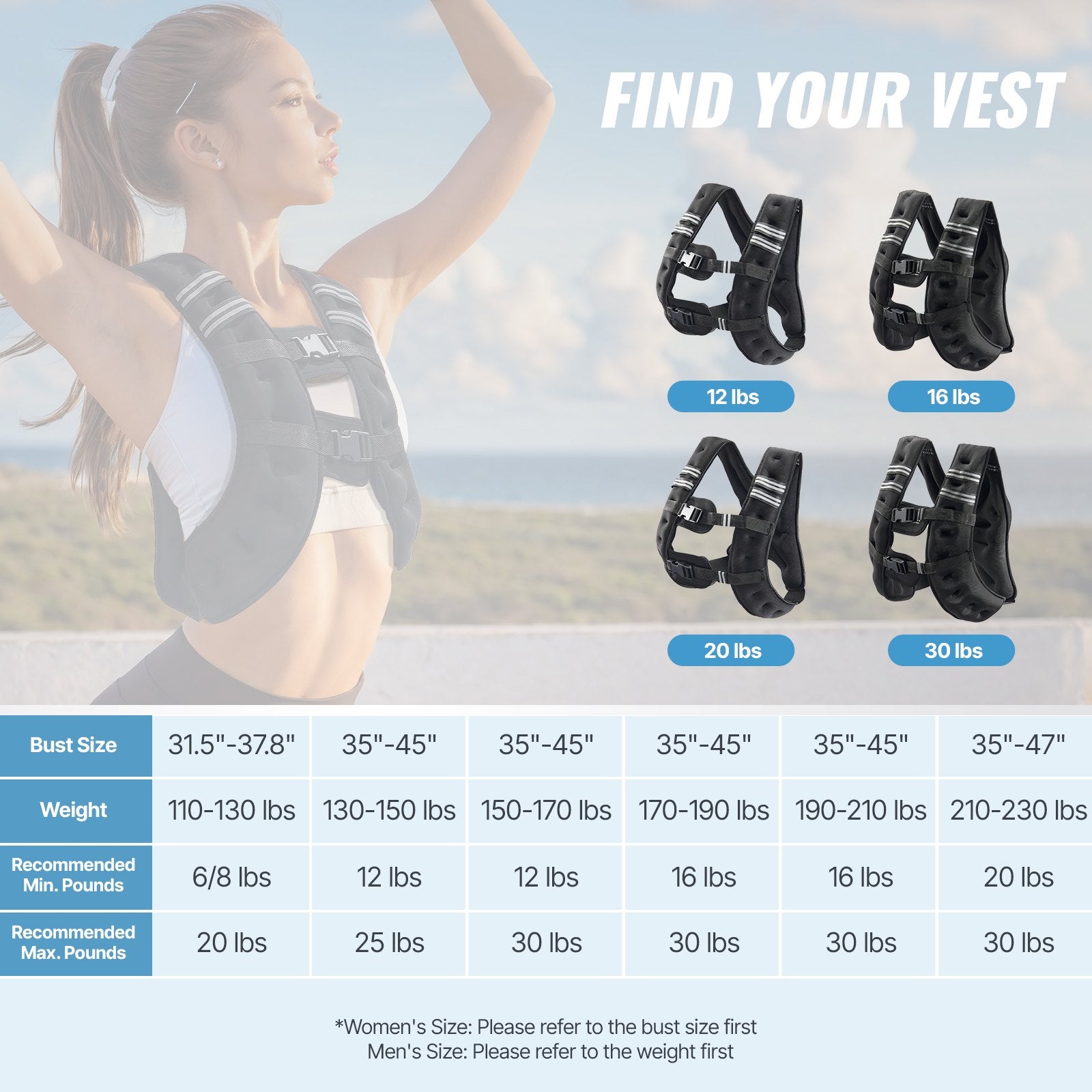 Svorio liemenė VEVOR JS-VEST005-4, 13,8 kg