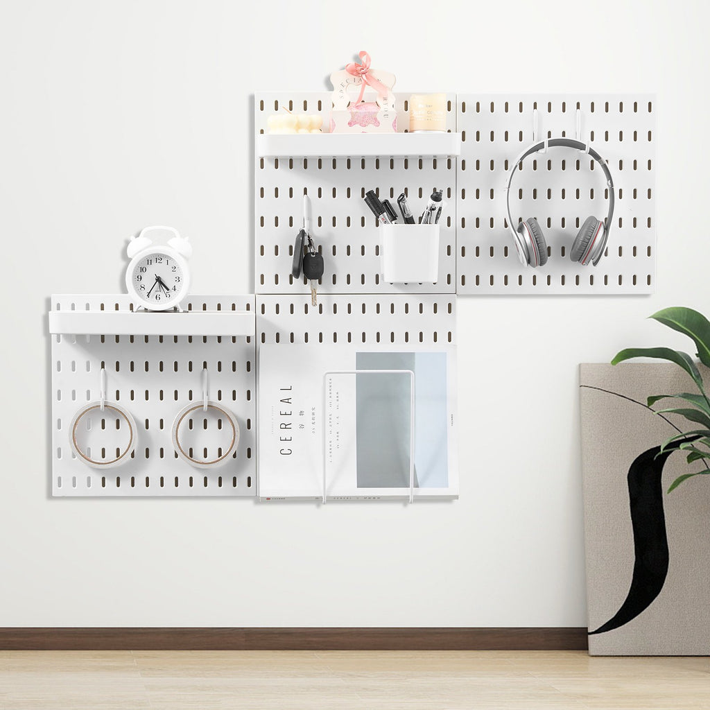 Perforuota sienelė įrankiams VEVOR SKU8-PLASTIC PEGBOARD, 4 dalių rinkinys