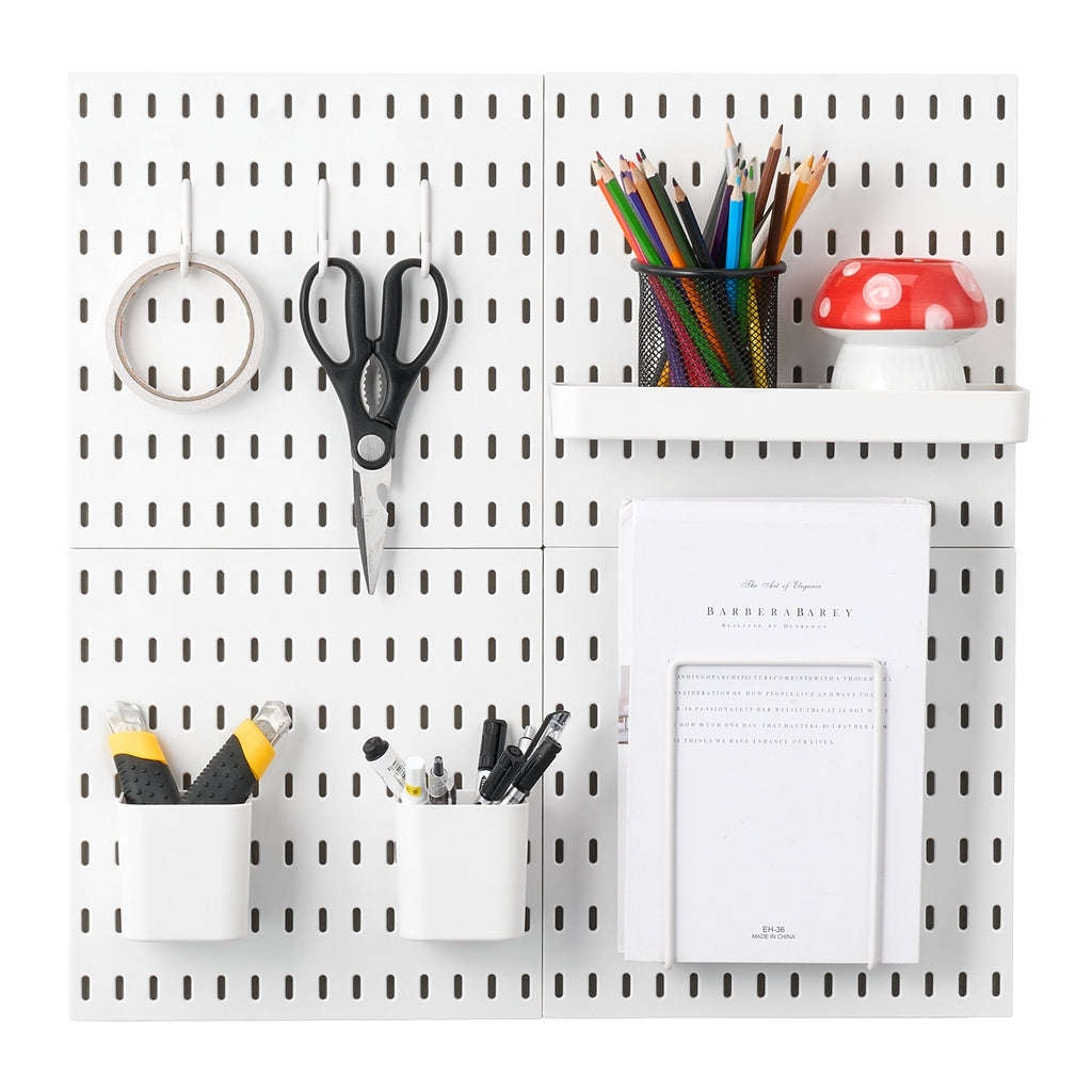 Perforuota sienelė įrankiams VEVOR SKU8-PLASTIC PEGBOARD, 4 dalių rinkinys