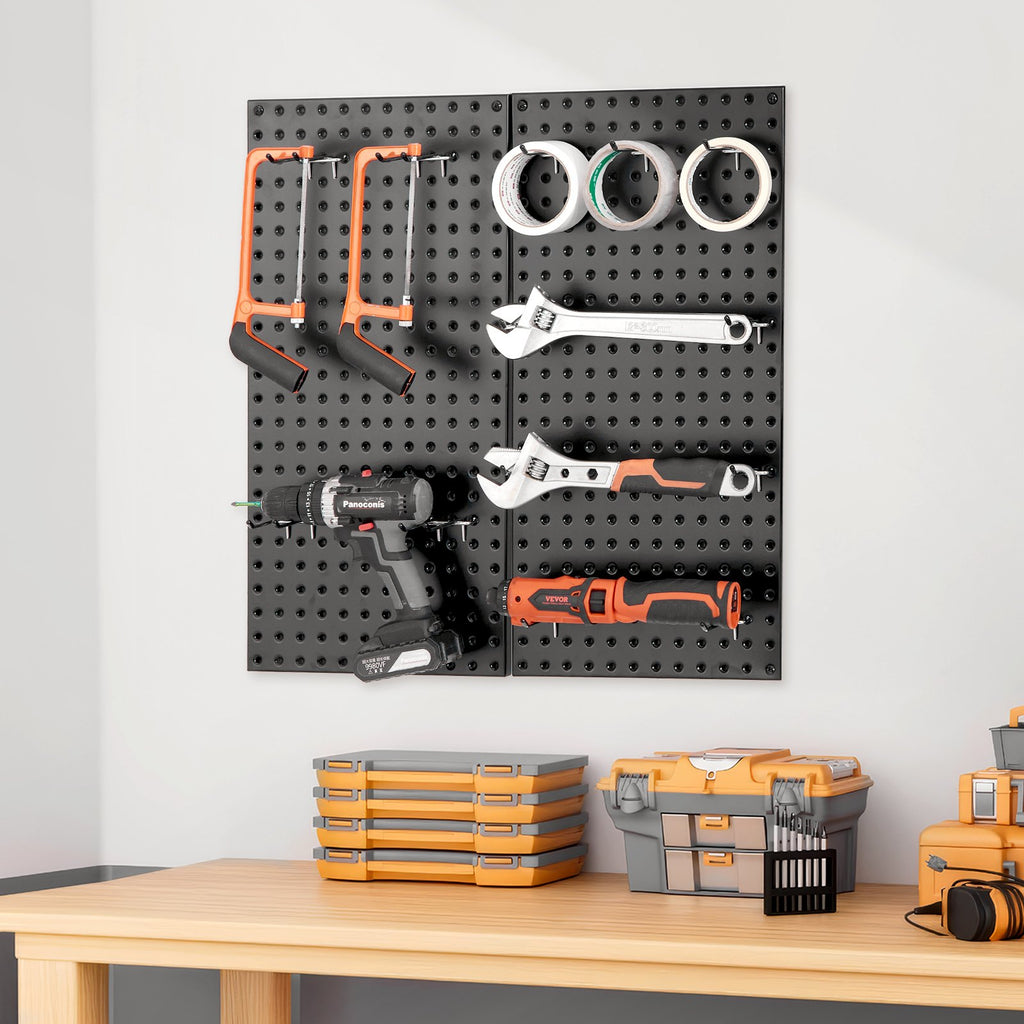 Metalinės perforuotos sienelės VEVOR SKU5-PEGBOARD KIT, 2 vnt.