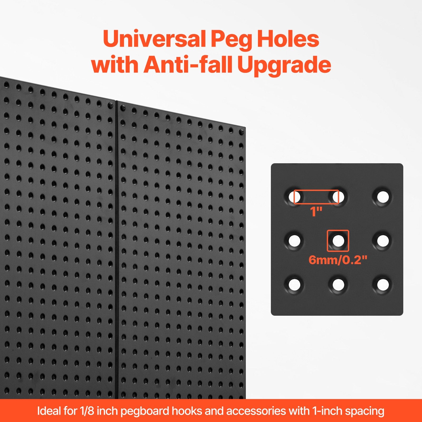 Perforuotos sienelės įrankiams VEVOR SKU2-PEGBOARD KIT, 3 vnt. komplektas