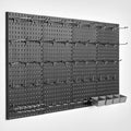 Metalinės perforuotos sienelės VEVOR SKU6-PEGBOARD KIT, 4 vnt.