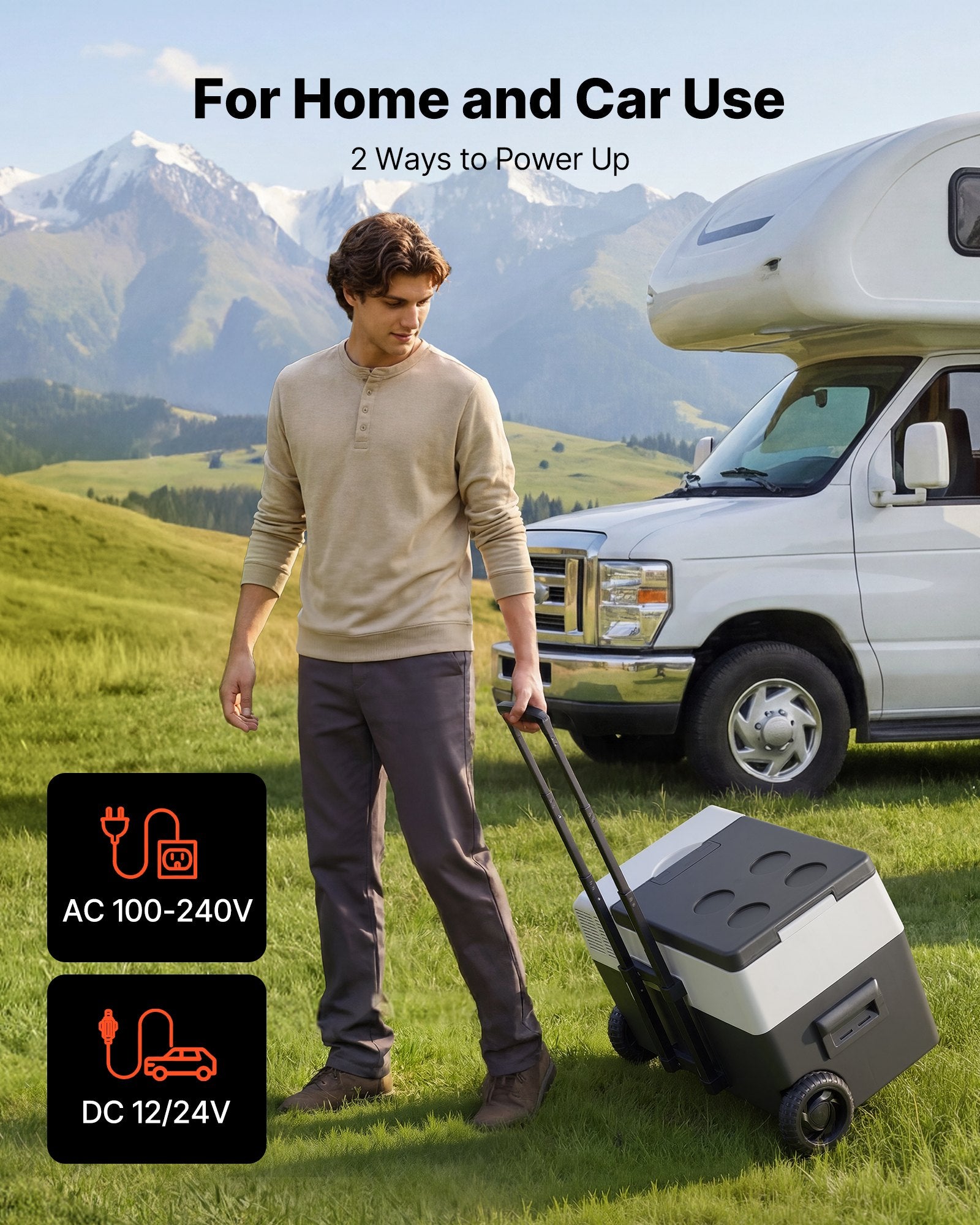 Automobilinis šaldytuvas VEVOR FC030, 30 l