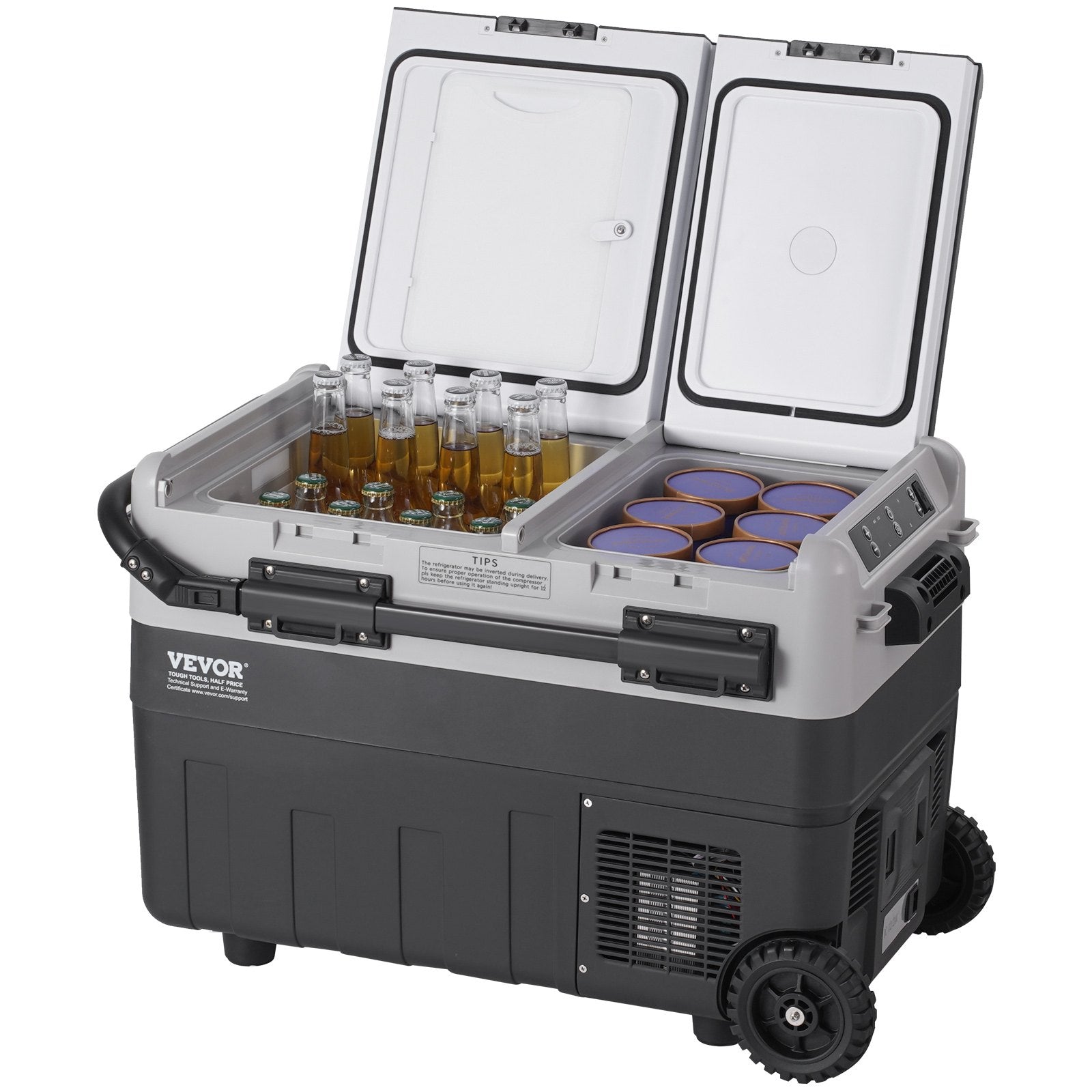 Nešiojamas automobilinis šaldytuvas VEVOR X50K, 50 l