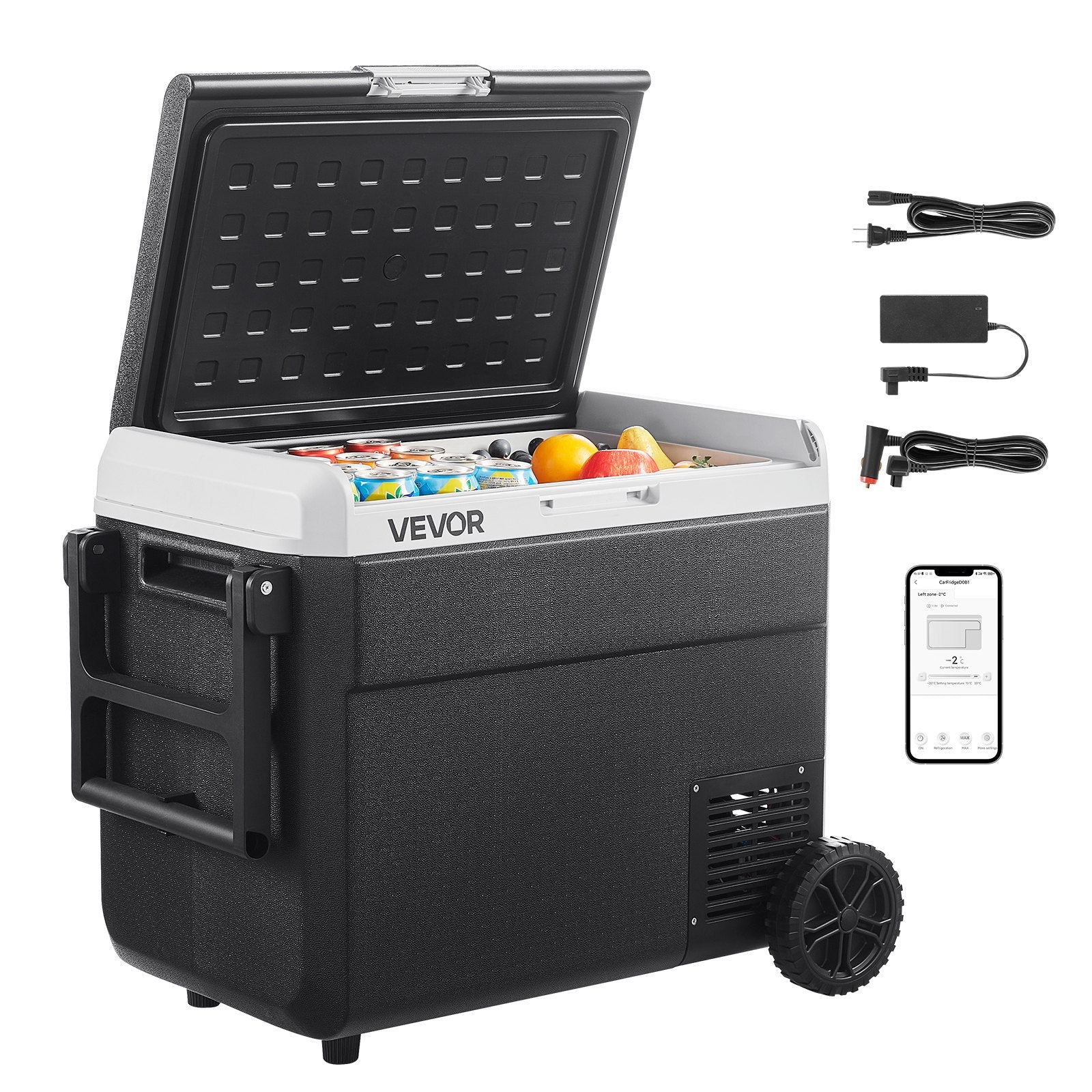 Automobilinis šaldytuvas VEVOR MCD60D1, 60 l