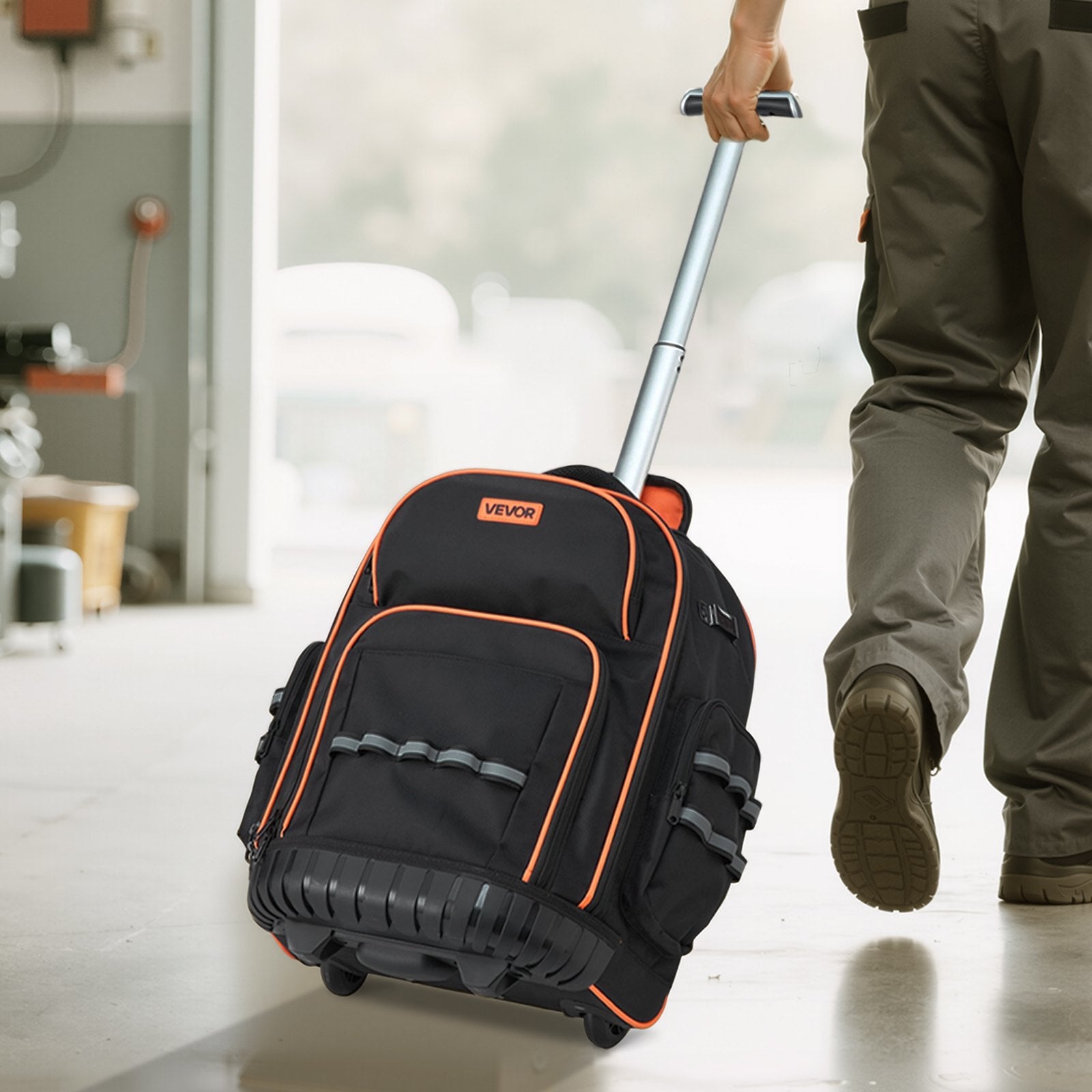 Įrankių kuprinė su ratukais VEVOR ZL-LGX-0098, 50 kg keliamoji galia