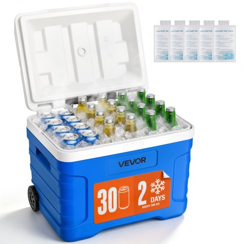 Nešiojamas šaltkrepšis su ratukais VEVOR HS903A, 20 l talpa