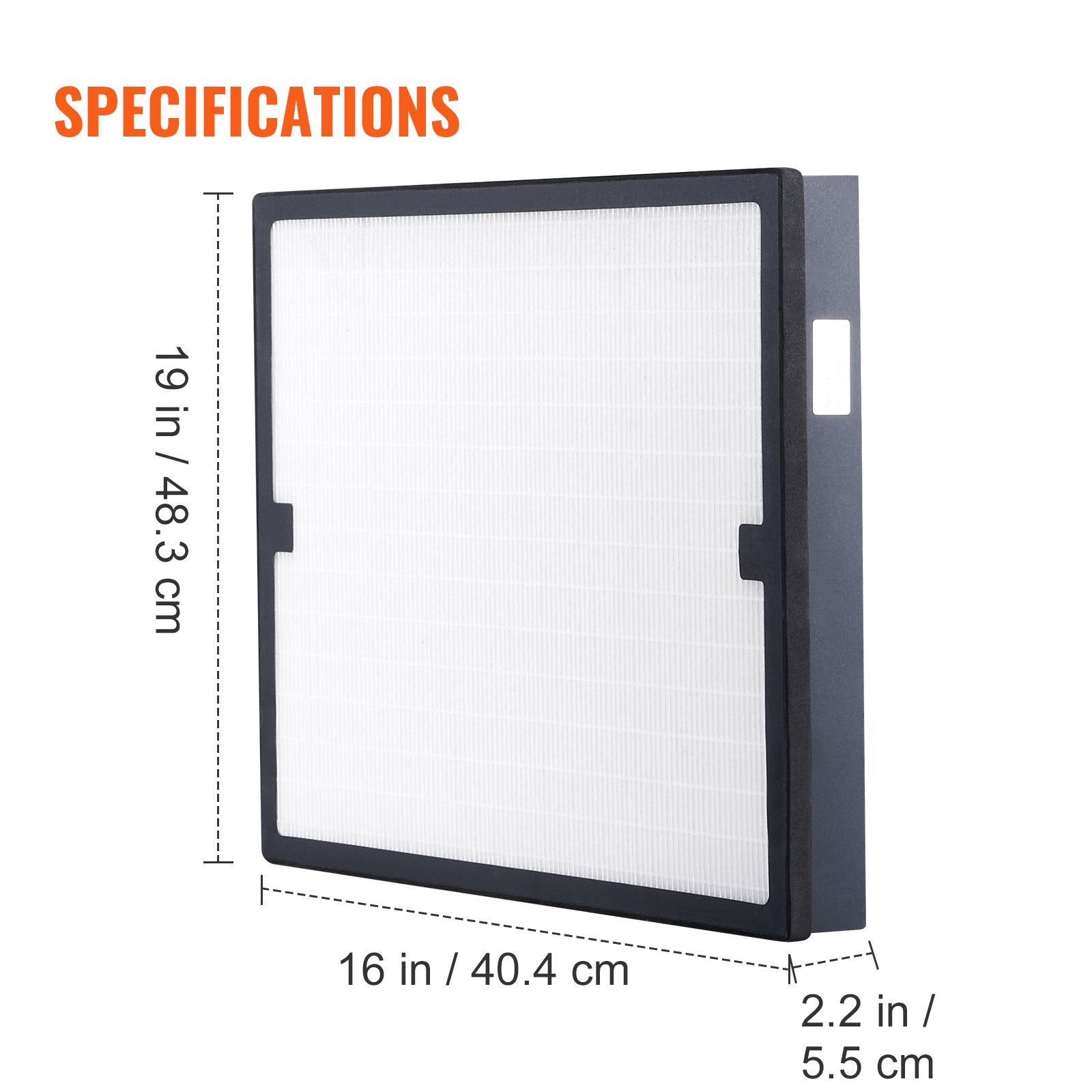 HEPA oro filtras VEVOR ZHP2301-H, 16 x 19 colių