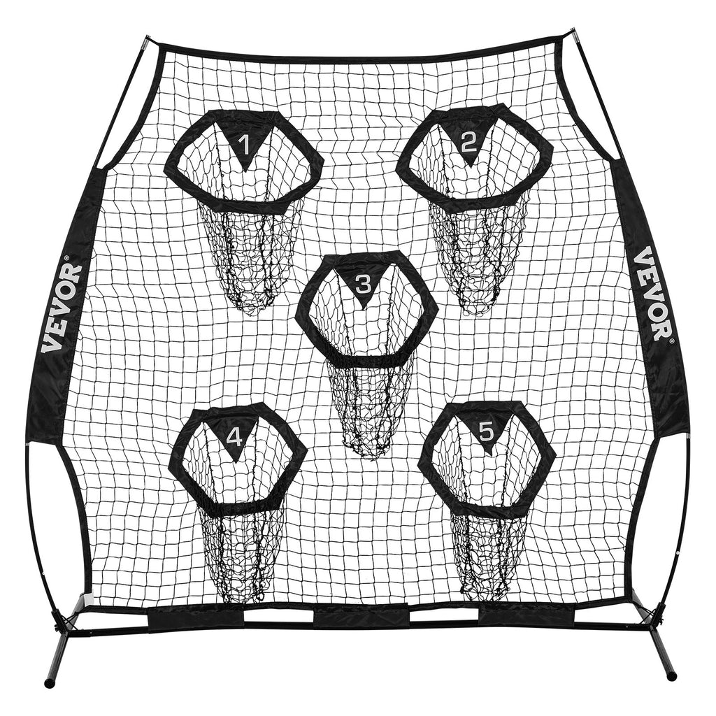 Amerikietiško futbolo treniruočių tinklas VEVOR DKS-6601B, 1,8 x 1,8 m