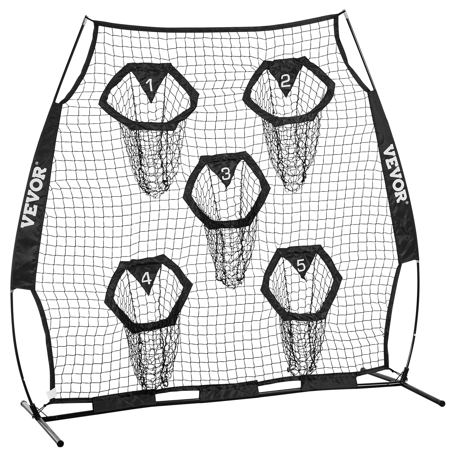 Amerikietiško futbolo treniruočių tinklas VEVOR DKS-6601B, 1,8 x 1,8 m