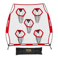 Amerikietiško futbolo treniruočių tinklas VEVOR DKS-6601R, 183x183 cm