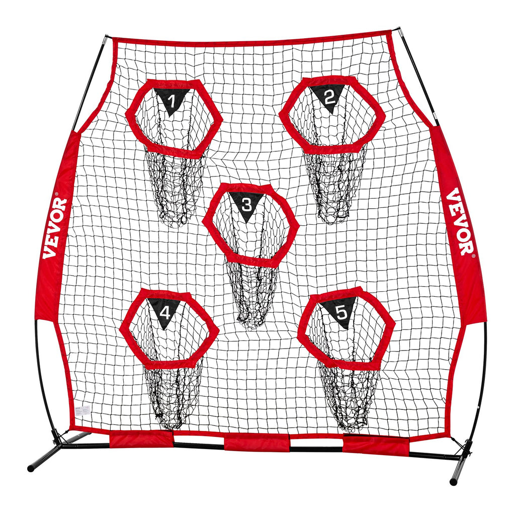 Amerikietiško futbolo treniruočių tinklas VEVOR DKS-6601R, 183x183 cm