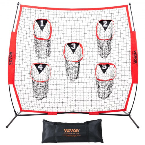 Futbolo treniruočių tinklas VEVOR SSPDYGLQ002, 213 x 213 cm
