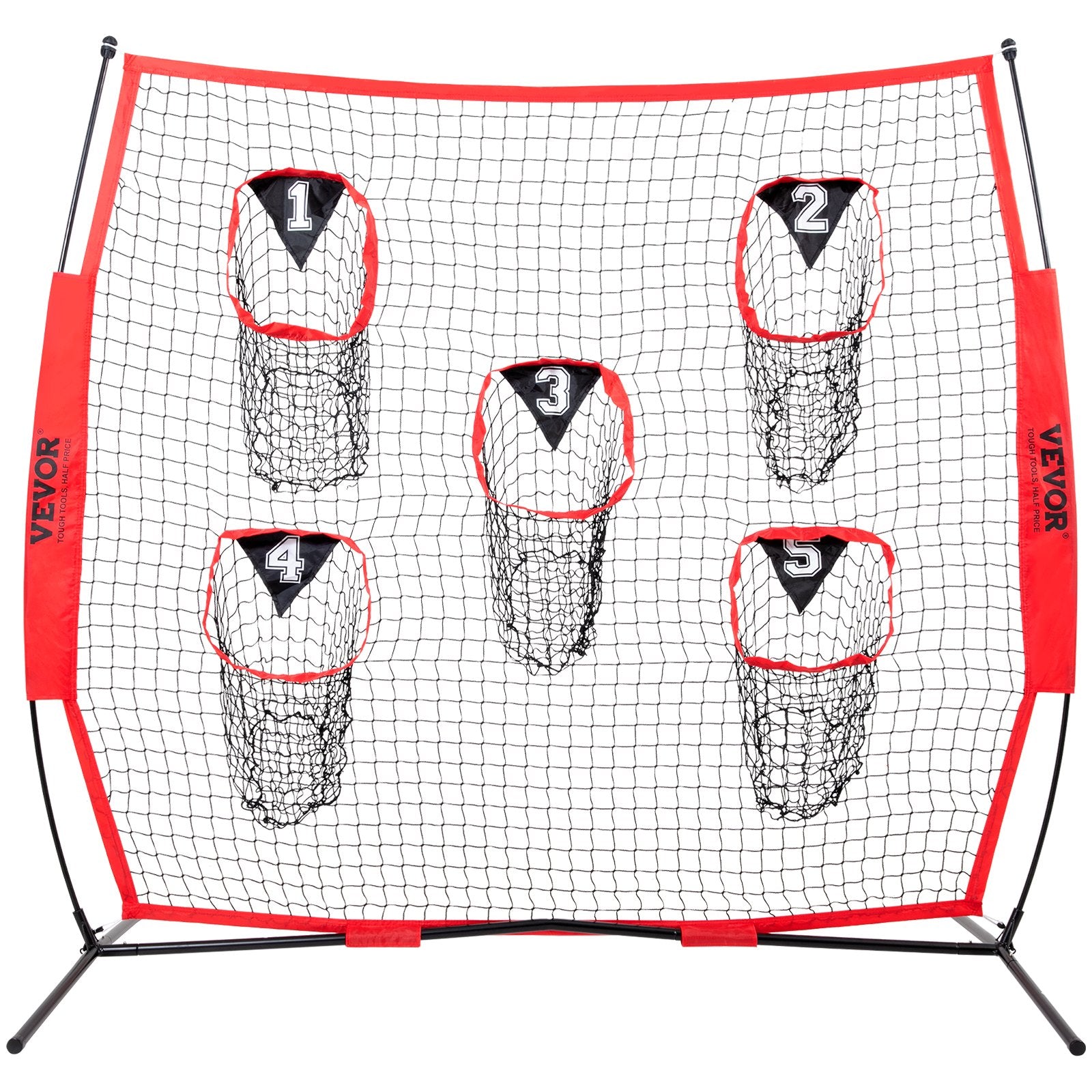 Futbolo treniruočių tinklas VEVOR SSPDYGLQ002, 213 x 213 cm