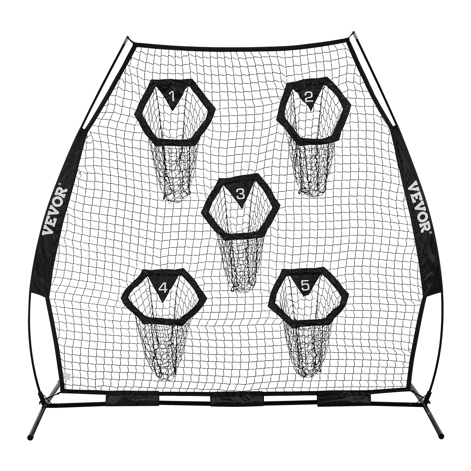 Futbolo treniruočių tinklas VEVOR DKS-7701B, 2133,6 x 2133,6 mm