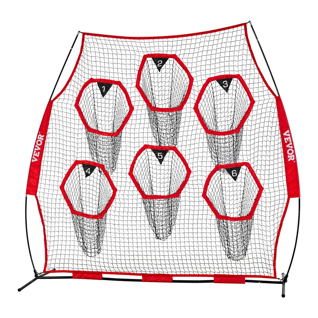 Amerikietiško futbolo treniruočių tinklas VEVOR DKS-8801R, 2,4 x 2,4 m