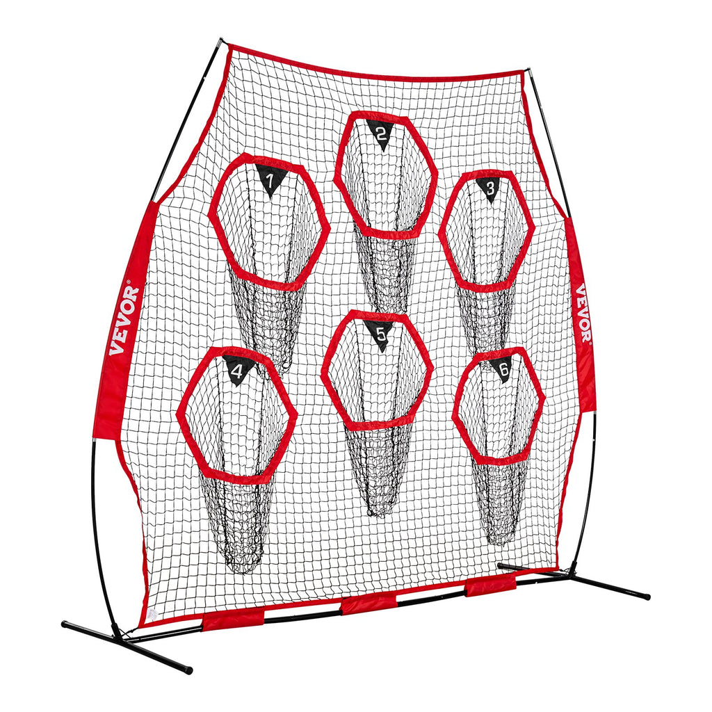 Amerikietiško futbolo treniruočių tinklas VEVOR DKS-8801R, 2,4 x 2,4 m