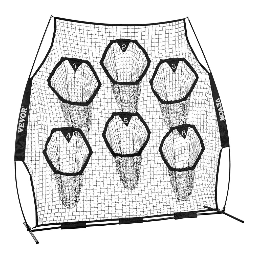 Amerikietiško futbolo treniruočių tinklas VEVOR DKS-8801B, 2,4 x 2,4 m