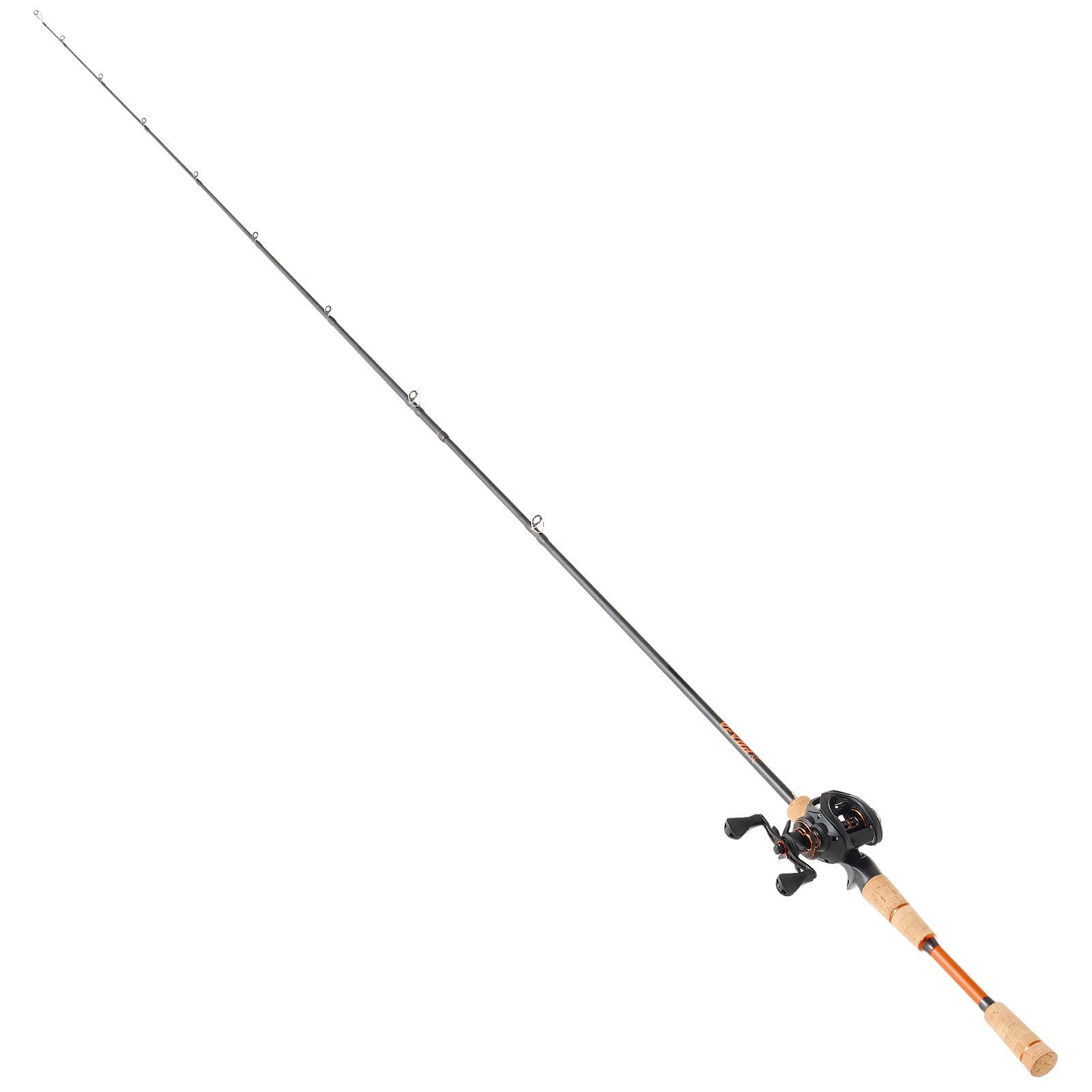 Meškerės ir ritės komplektas VEVOR V1-702B-MHF-L, 2,13 m, IM7 anglies pluoštas