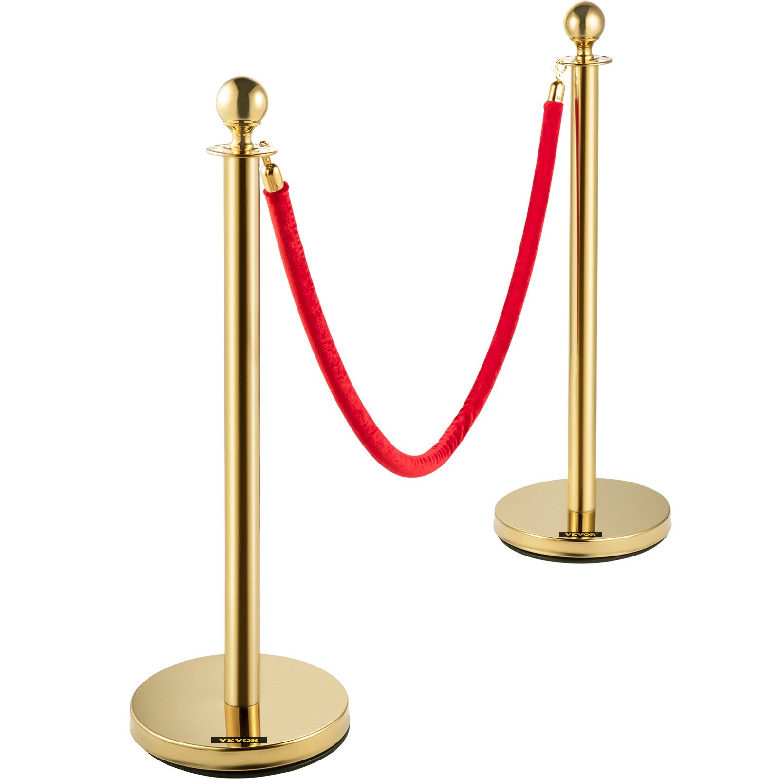 Eilių valdymo atitvarai VEVOR Gold Round Top, 2 vnt. komplektas