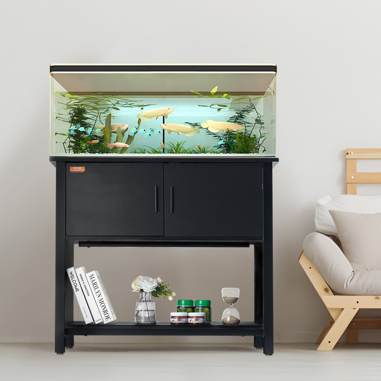 Akvariumo stovas VEVOR GSSU-FTS0112, 152 kg apkrova
