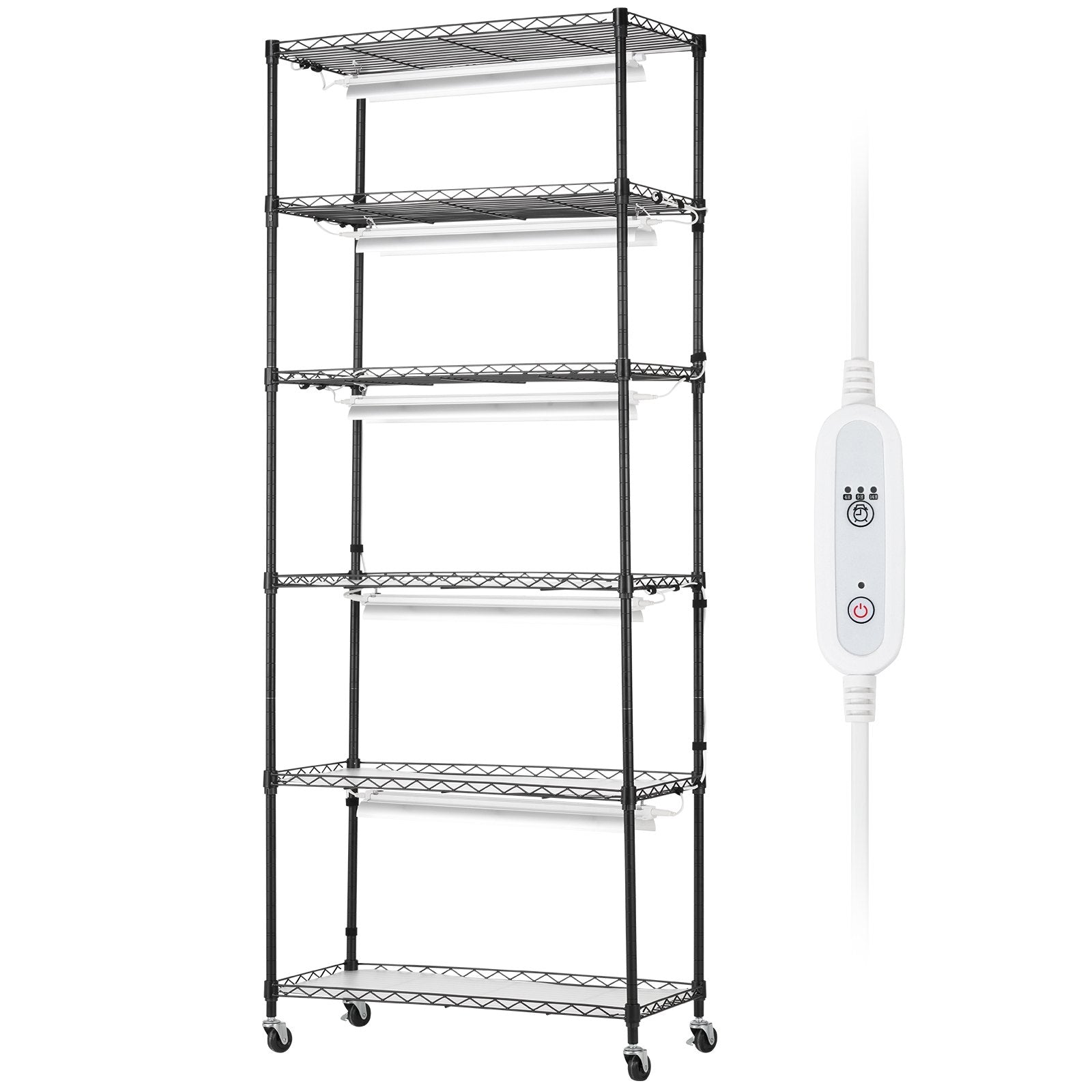 Lentyna augalams su apšvietimu VEVOR 6C18075-2020T06P5-EU, 150W