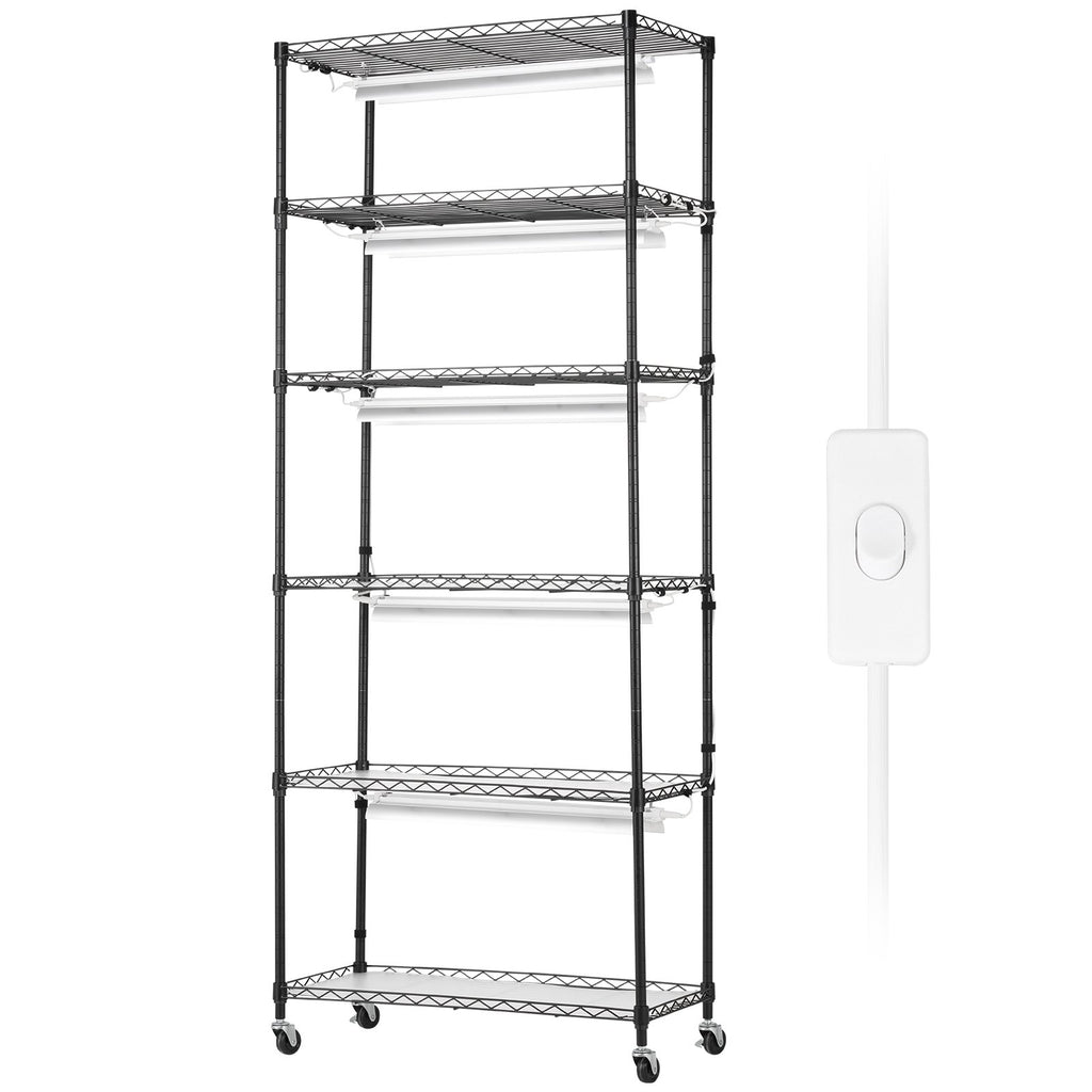 Lentyna augalams su apšvietimu VEVOR 6C18075-T8DP06P8-EU, 192W