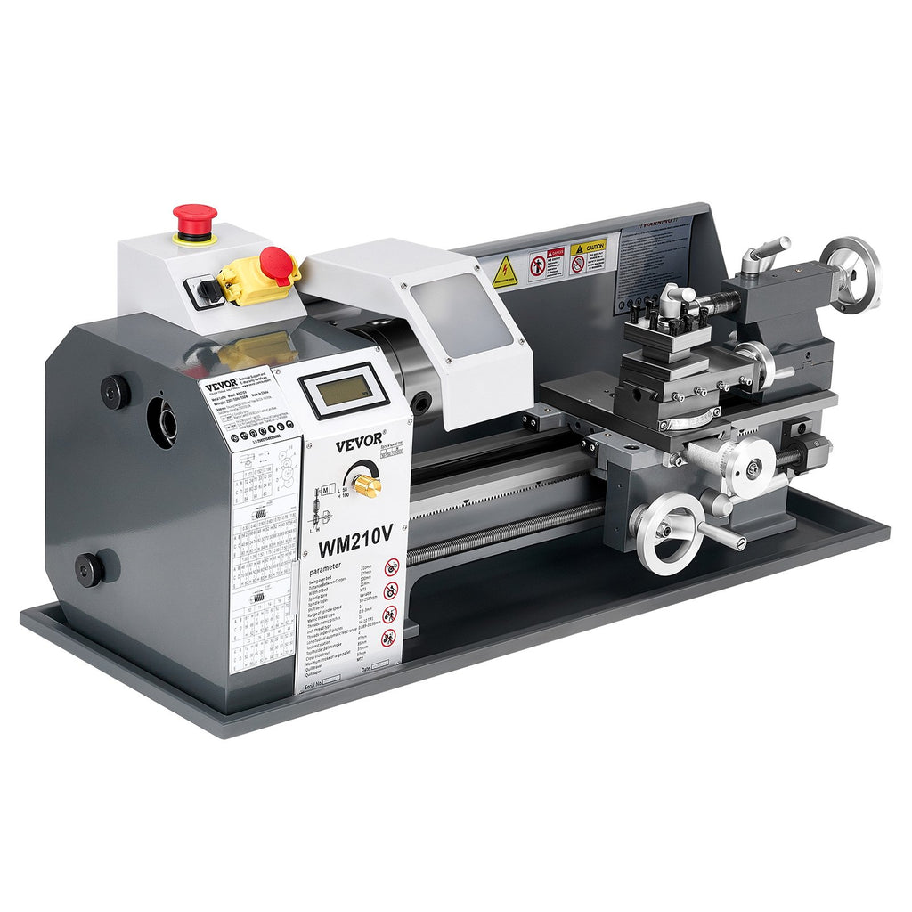 Metalo tekinimo staklės VEVOR WM210V, 550 W