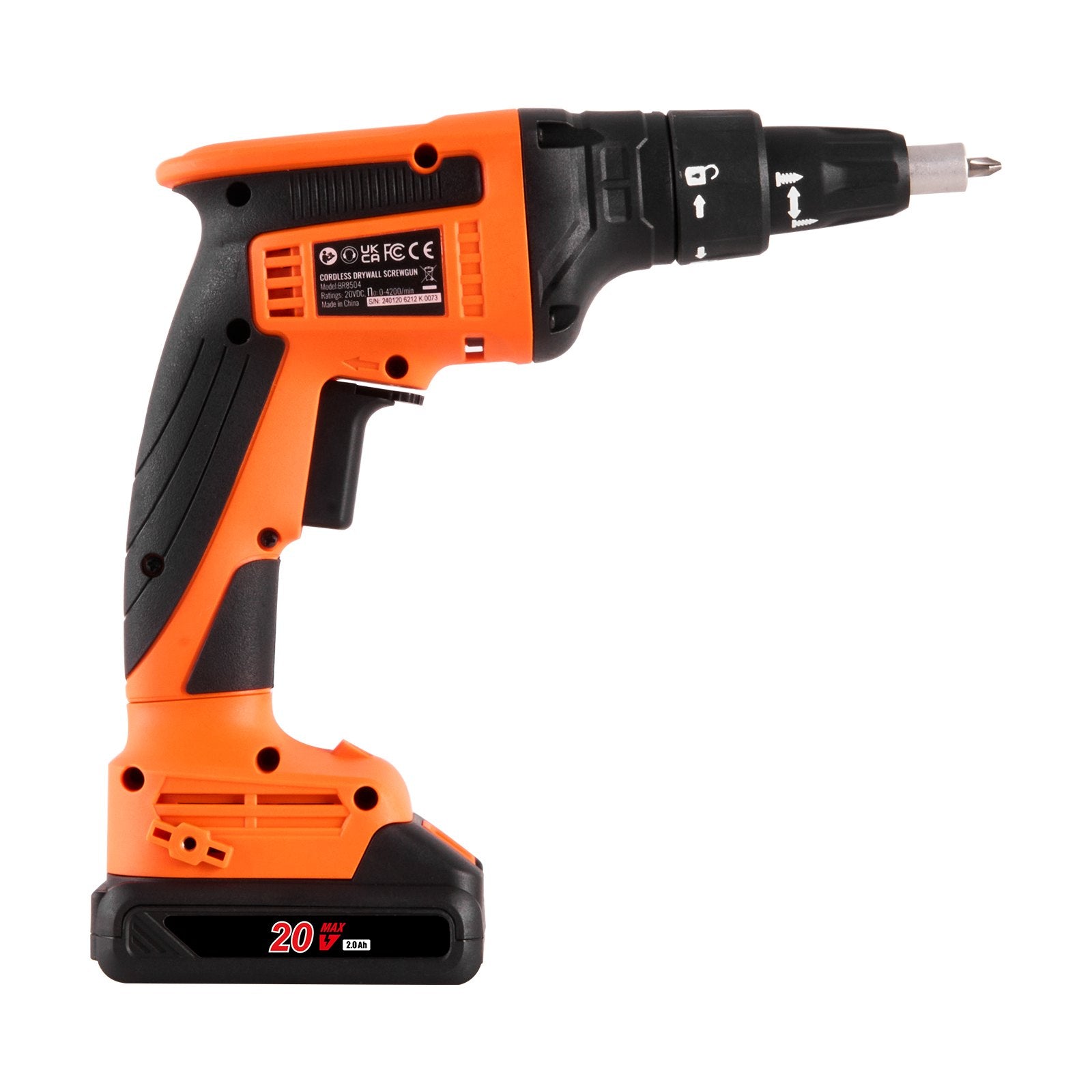 Akumuliatorinis gipso kartono suktuvas VEVOR BR8504, 20V