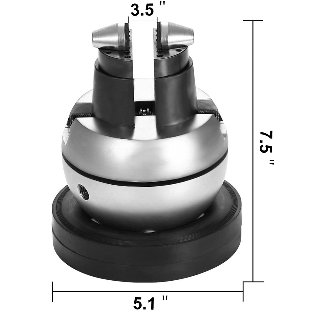 Graviravimo spaustuvai VEVOR JH-O5YC001BP, 127 mm skersmens