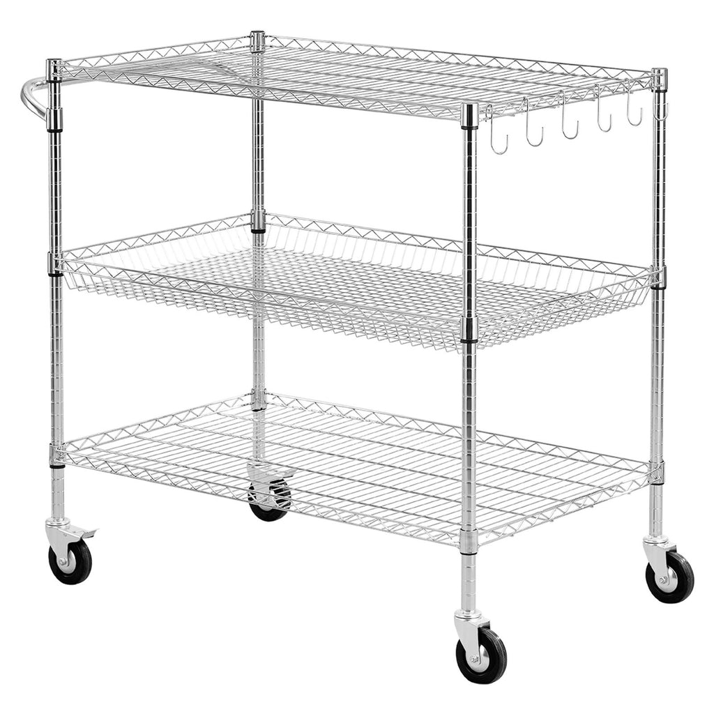 Virtuvinis vežimėlis VEVOR LX-C9393, 454 kg apkrova