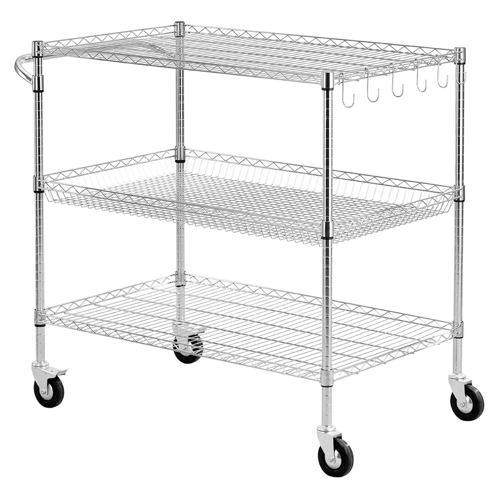 Virtuvinis vežimėlis VEVOR LX-C9393, 454 kg apkrova