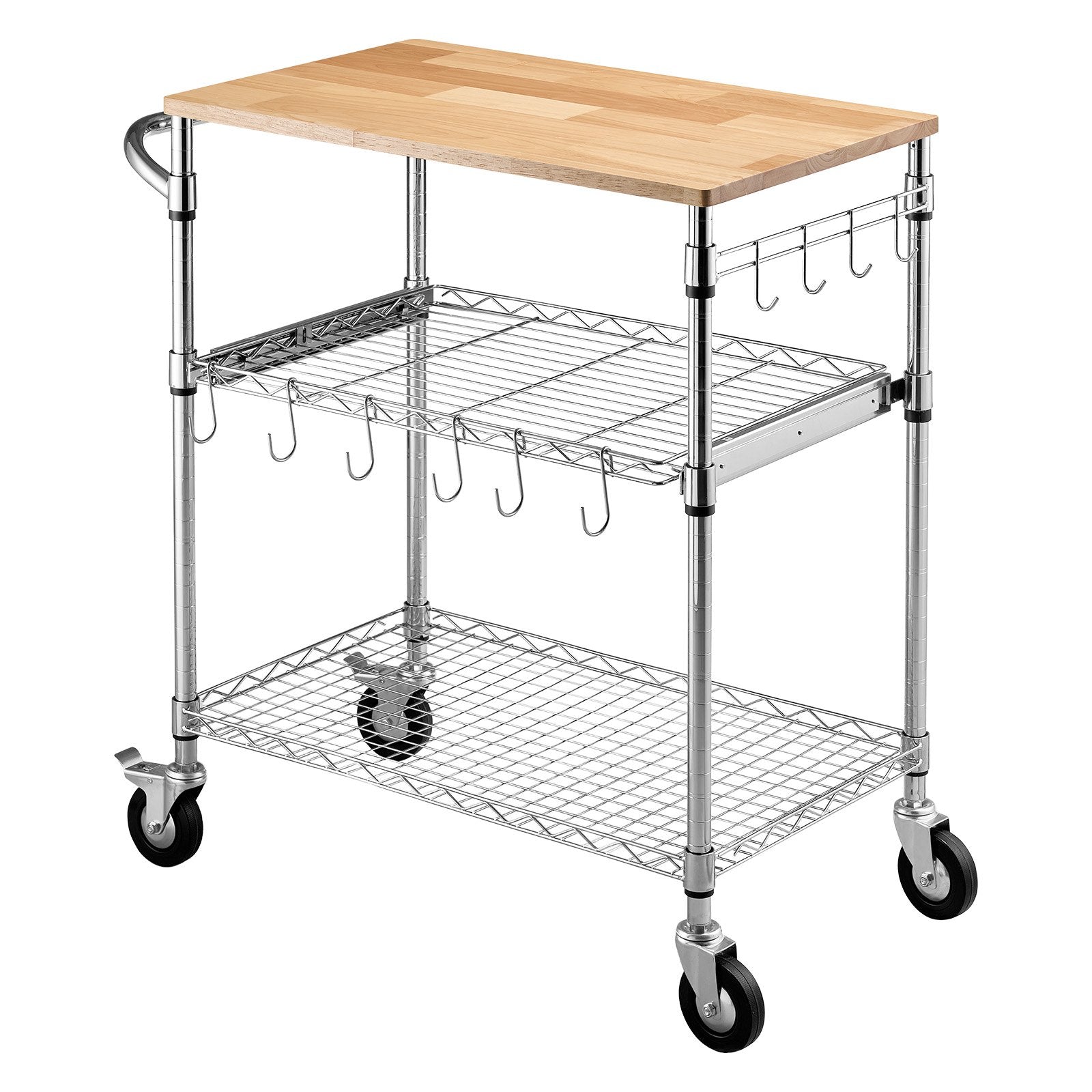 Virtuvinis vežimėlis VEVOR LX-C9394, 300 kg apkrova