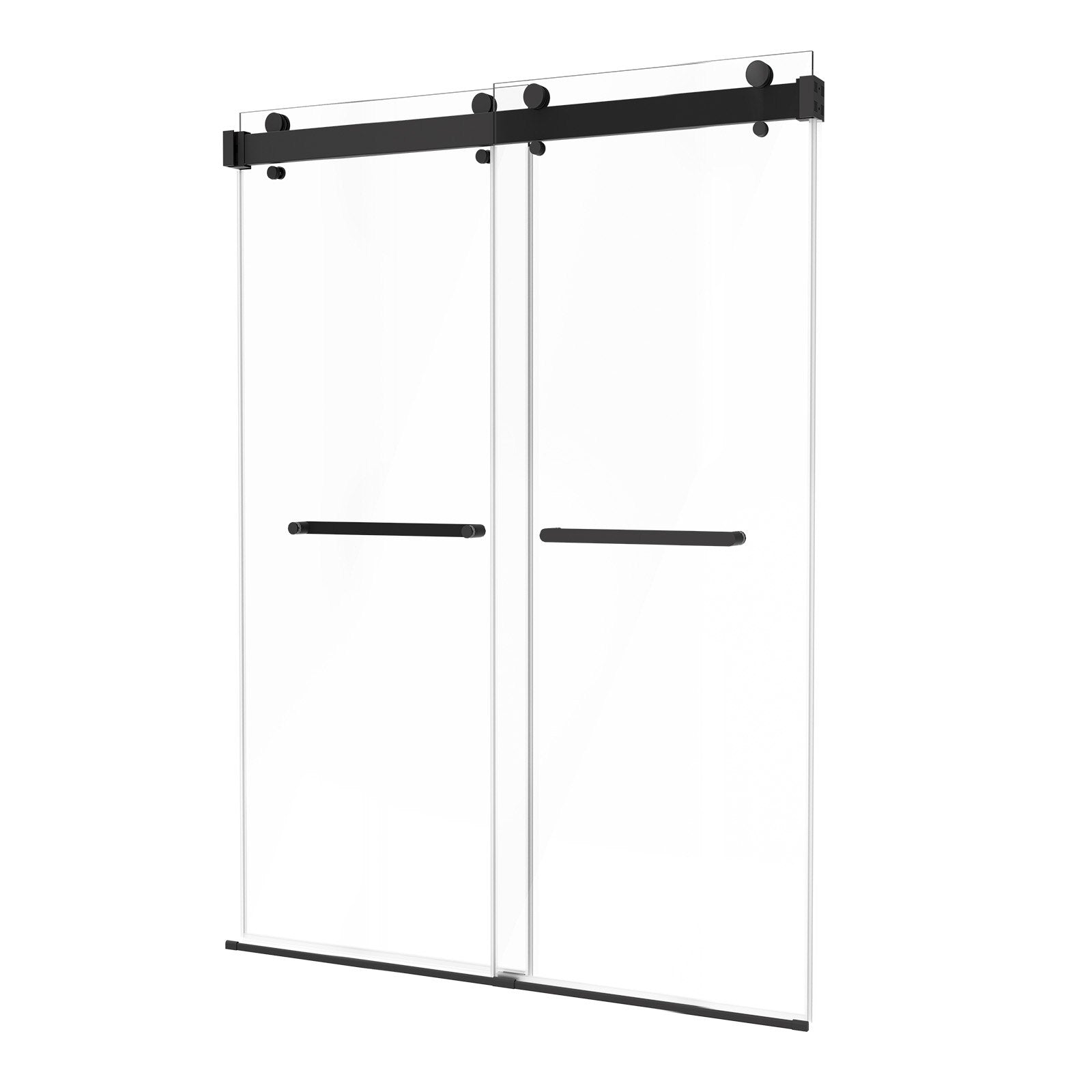 Berėmės stumdomos dušo durys VEVOR CNH-PP-S722-A, 1219 x 1930 mm