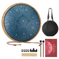 Plieno liežuvėlių būgnas VEVOR 13 inch-D major-Navy Blue, 33 cm