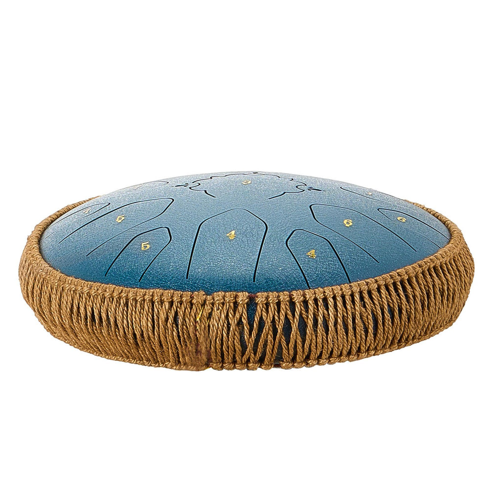 Plieno liežuvėlių būgnas VEVOR 13 inch-D major-Navy Blue, 33 cm