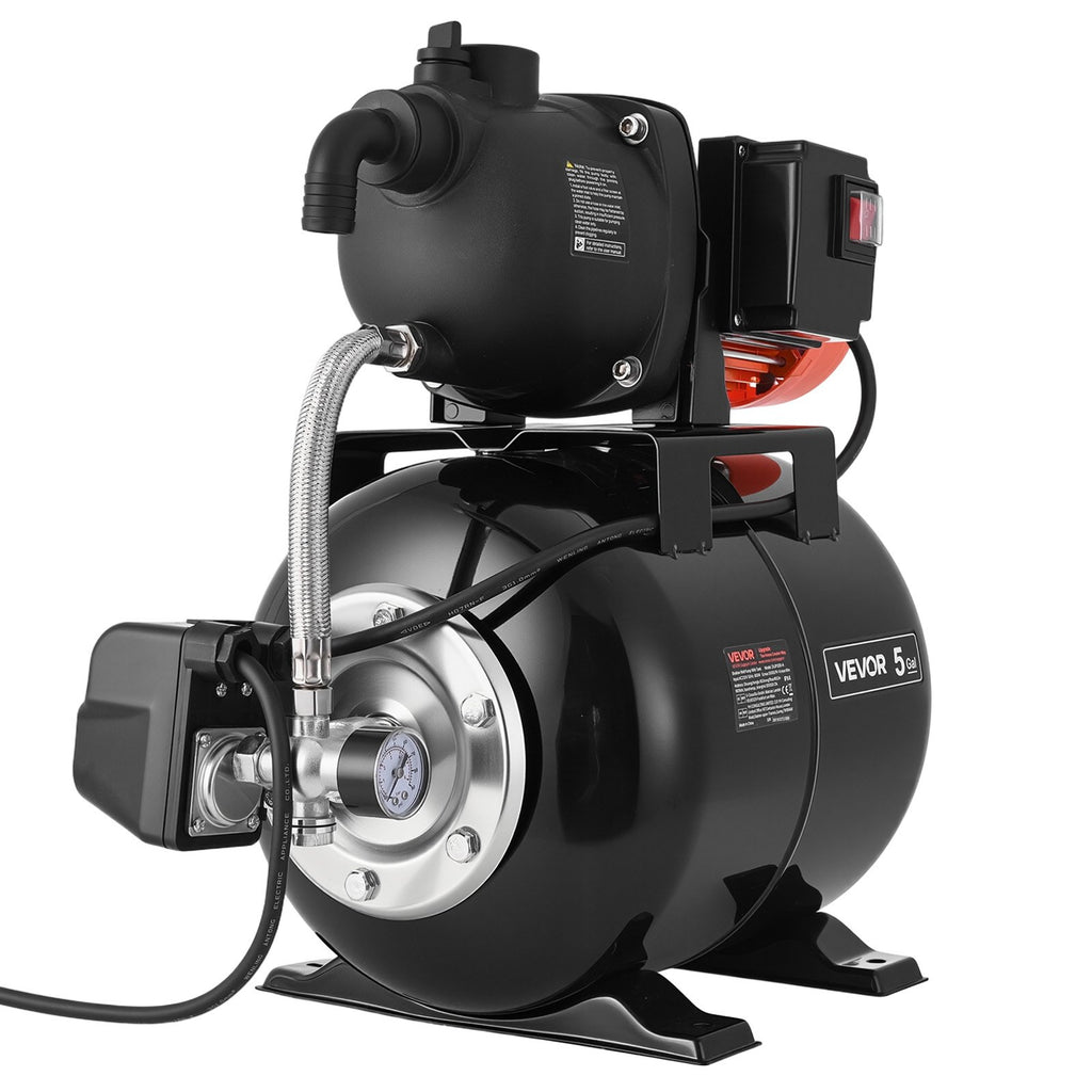 Vandens siurblys su hidroforu VEVOR ZXJP1200-A, 800W