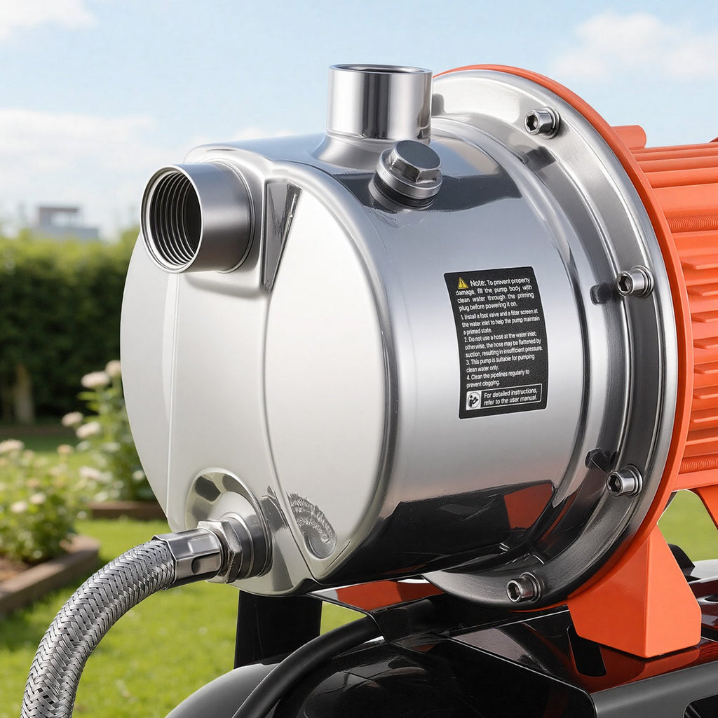 Vandens siurblys su hidroforu VEVOR ZXGPT1300INOX, 6000 l/val.