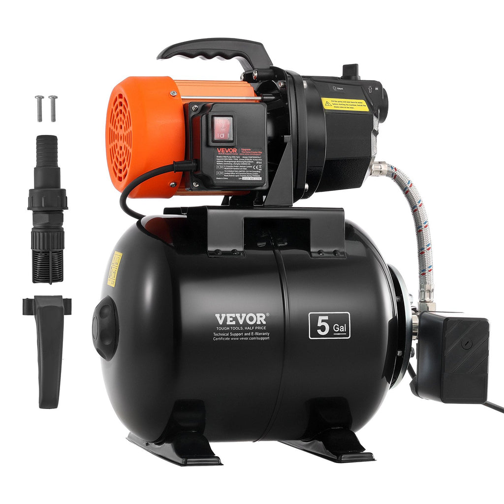 Vandens tiekimo stotelė VEVOR FSGP1200CFe-1, 3750 l/val.