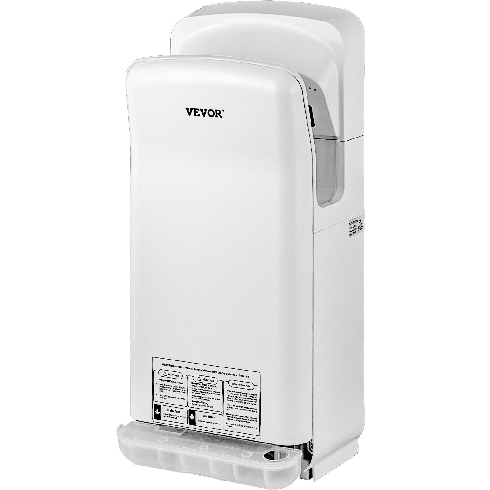 Rankų džiovintuvas VEVOR VV-JHD-BS, 2000 W