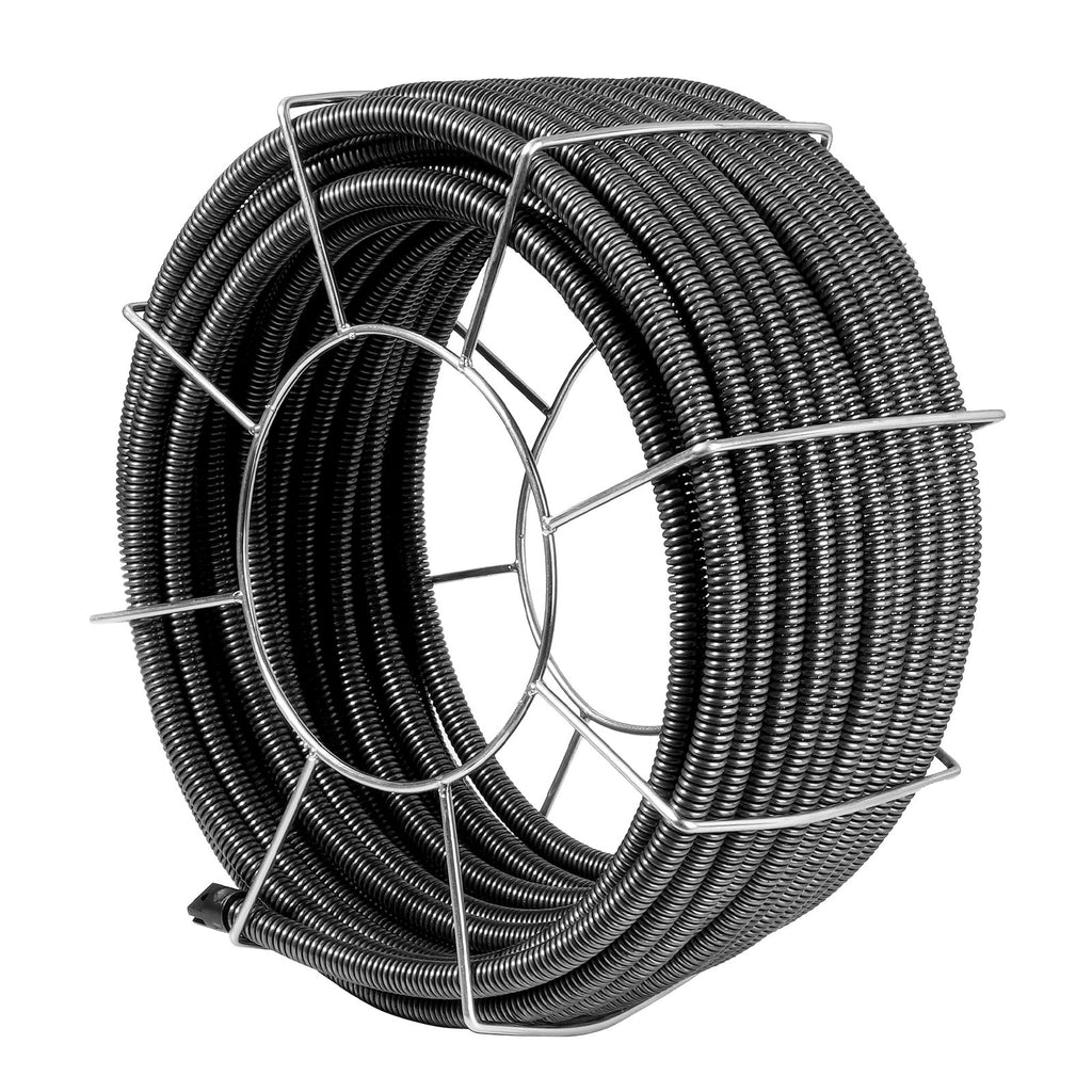 Kanalizacijos valymo trosas VEVOR RC-9001C, 30,5 m x 19 mm