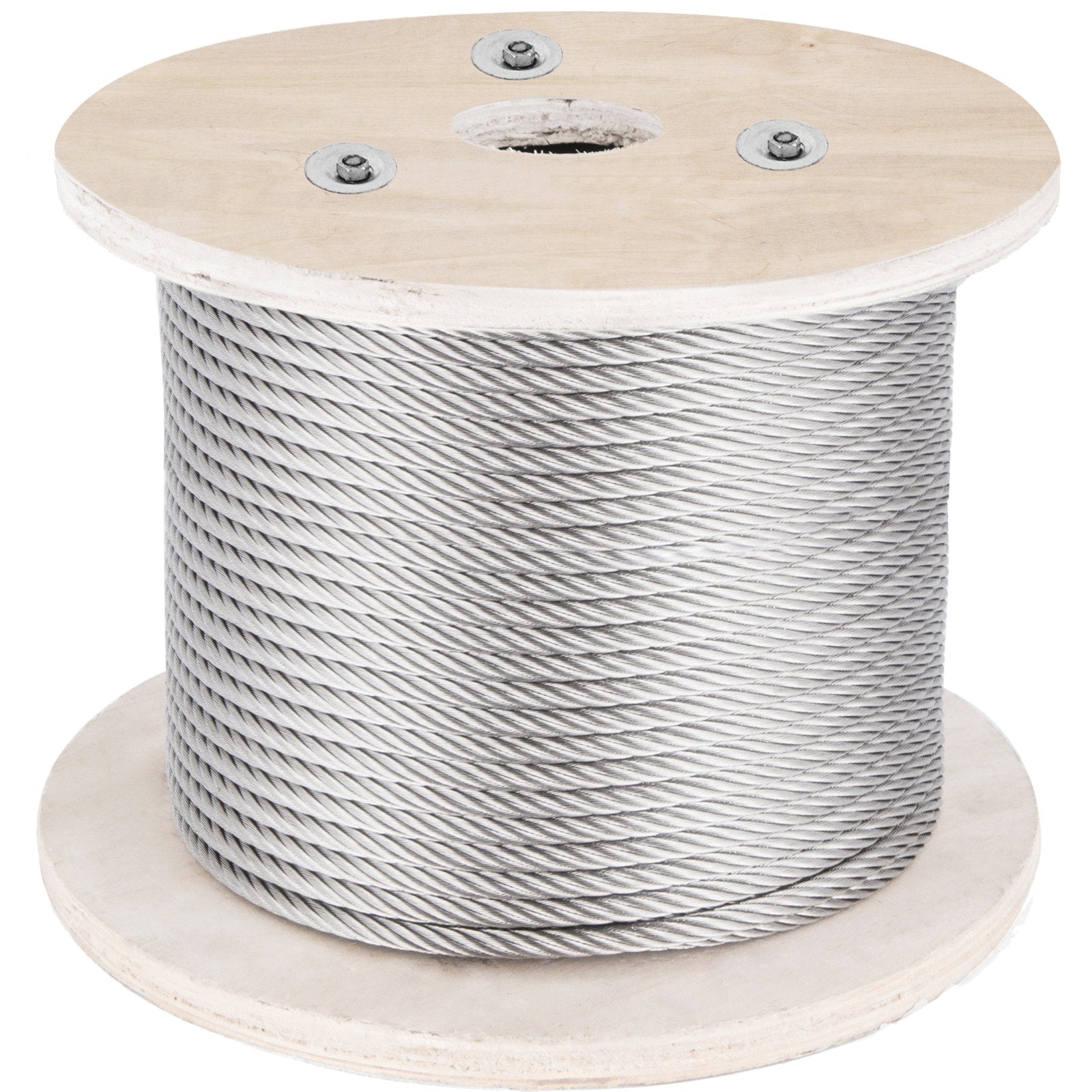 Plieninis trosas VEVOR 316, 4 mm skersmens, 152 m ilgio